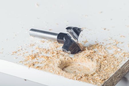 forstner milling cutter for wood drillsの写真素材