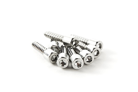 Screw, Bolt, Group, equipment, Silver, isolated, steel