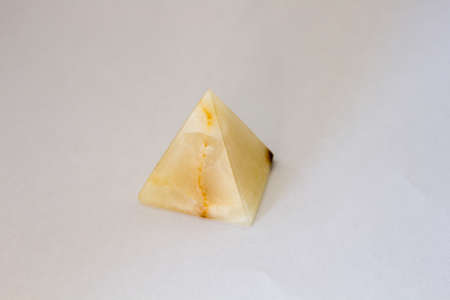 Symbol of a pyramid on a white background , Feng Shuiの写真素材
