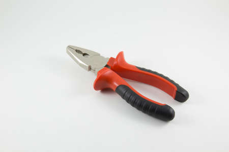 Pliers on a white background