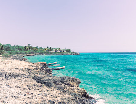beautiful landscape. Bay of pigs, province of Matanzas, Cubaの写真素材