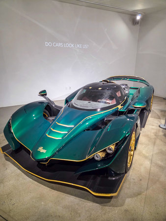 Los Angeles, USA - November 30, 2025: Petersen Automotive Museum. 2025 Prague Bohema
