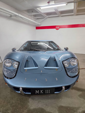 Los Angeles, USA - November 30, 2025: Petersen Automotive Museum. Ford GT40 MK III