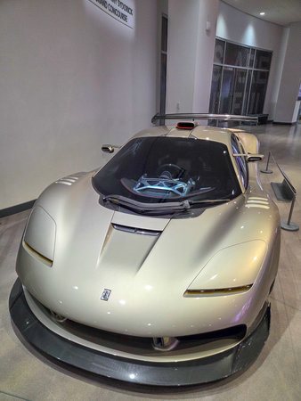 Los Angeles, USA - November 30, 2025: Petersen Automotive Museum. Gordon Murray S1 LM