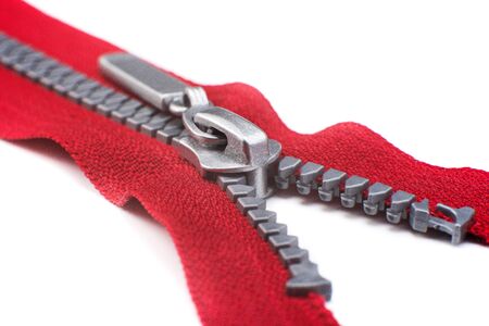 Zipper clothing macro pattern background.の写真素材