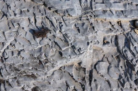 Texture of dark gray slate or background for design.The surface of the rock is a surface with a...