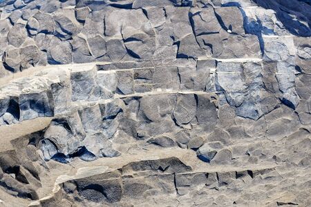 Dark gray black slate background or abstract texture.の写真素材