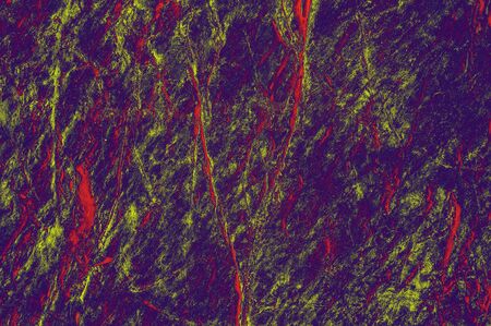 Beautiful abstract marble pattern, stone texture.Purple, yellow and red colors. Fashionable textiles, fabric, packaging.の写真素材