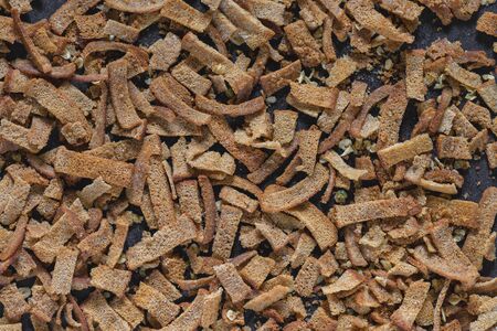 Salted, bread crumbs with garlic to beer.の写真素材