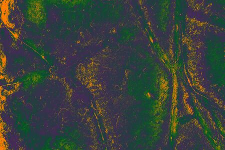 Beautiful abstract marble pattern, stone texture.Purple, yellow and green. Fashionable textiles, fabric, packaging.の写真素材