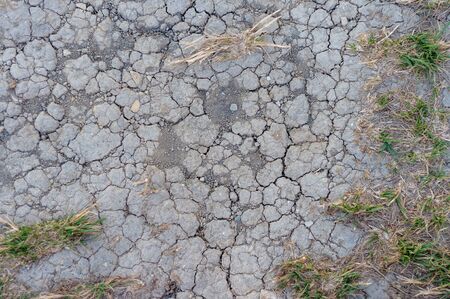 Dry land cracked earth. Texture, background, pattern. Arid land. Abstract pattern on dust backdrop. Desert landscape background global warming concept. Dry soil texture background.の写真素材