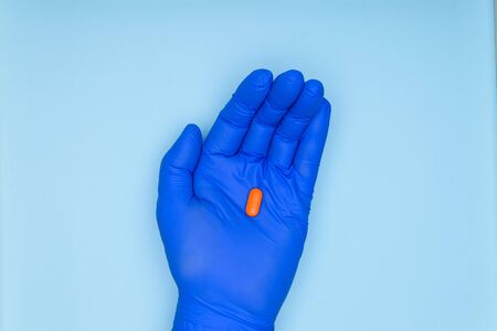 Medication for the treatment of the disease. Use of pills as prescribed by doctor.Drug treatment concept.の写真素材