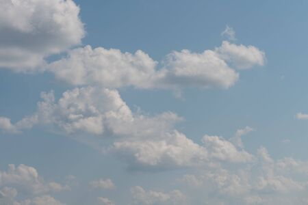 Blue sky with white clouds.の写真素材