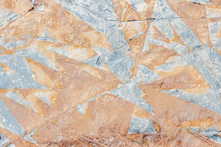 Stones for the background. Stone texture. Abstract background texture of stone. Limestone texture for background. Close-up for text. の写真素材