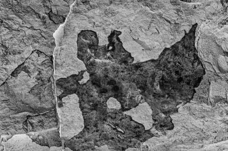Stone texture. Abstract background texture of stone. Limestone texture for background. Close-up for text. Stones for the background.の写真素材