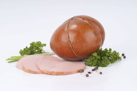 Composition of the sausages and vegetables.