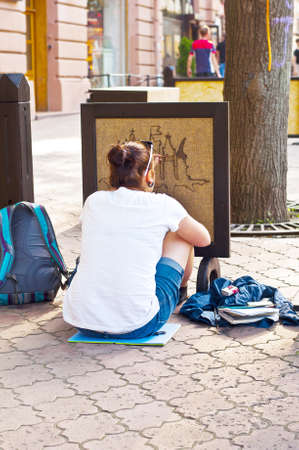 pavement-artistの写真素材