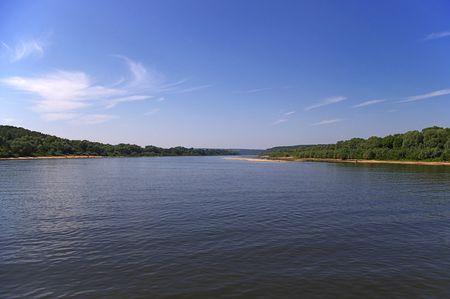 A hot summer day on the river