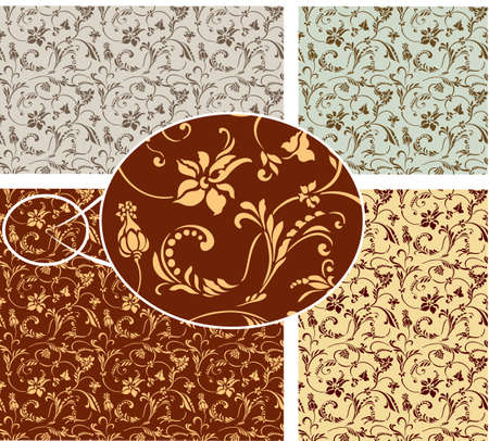 Seamlessly repeating pattern (top to bottom , side to side)のイラスト素材