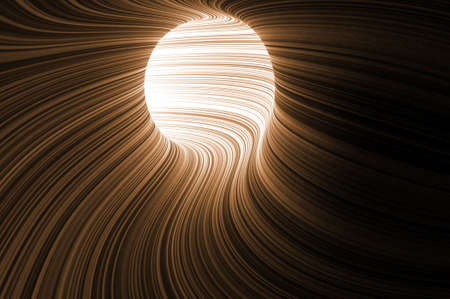 3 D MAX generated tunelの写真素材