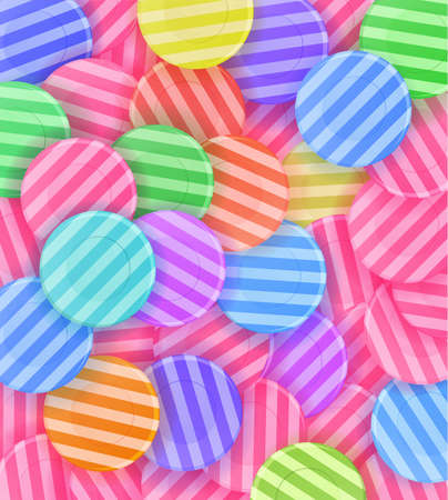 lots of colorful candies. Background. Illustrationのイラスト素材