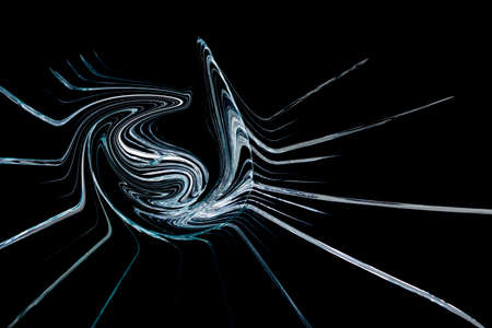 abstraction in the form of an image in 3D format, for use on showcases and Wallpaper, multi-layer plot of the picture structureの写真素材