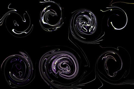 abstraction in the form of an image in 3D format, for use on showcases and Wallpaper, multi-layer plot of the picture structureの写真素材