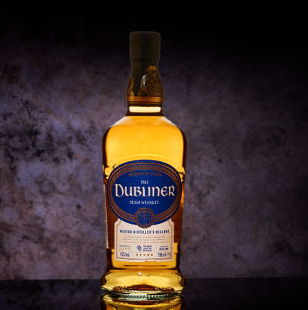 The Dubliner Irish Whisky bottleの写真素材