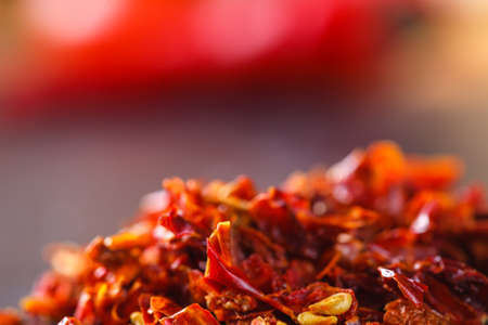 Closeup, red paprikaの写真素材