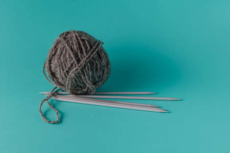 Homemade ball of yarn for knitting