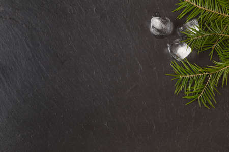 Winter greeting card template.の写真素材