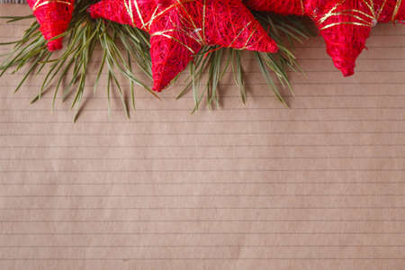 Place to you text for christmas greeting or wish lists
