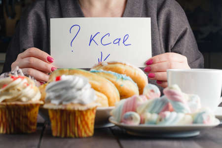 Many sweets and donuts, breakfst with coffeeの写真素材