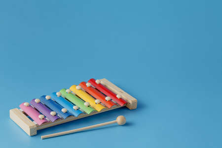 small music xylophone baby percussion instrumentの写真素材