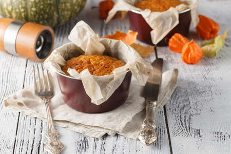 Mini pumpkin pieの写真素材