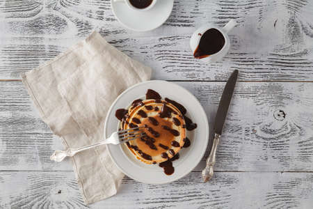 pancake topping chocolate sauce syrup