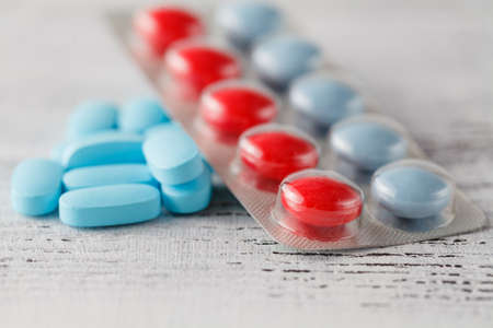 Colorful medication and pillsの写真素材