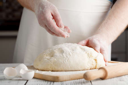 Making dough. Series.
