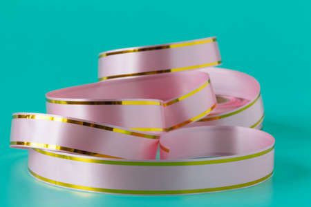 beautiful pink ribbonの写真素材