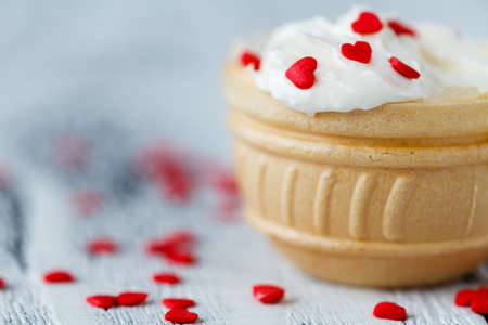 Valentines Day Cupcakesの写真素材