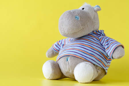 Soft toy Hippoの写真素材