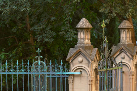 Old church fence.の写真素材