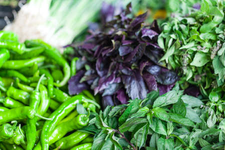 market vegetables from local fermersの写真素材
