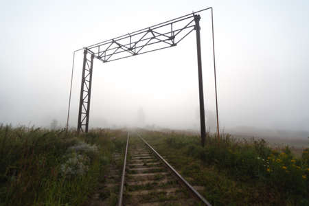 Foggy Morningの写真素材