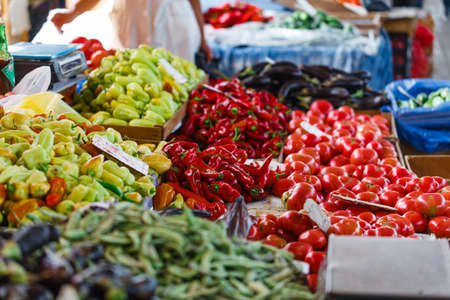 market vegetables from local fermersの写真素材