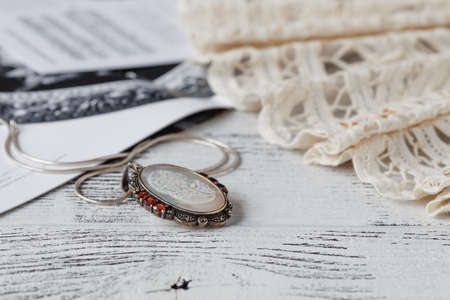 a theater fan and an invitation to an evening at the theaterの写真素材