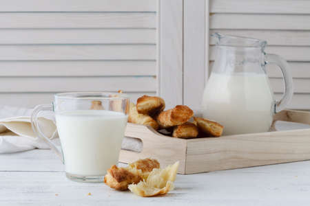 Cheese bread. Homemade Cheesy Breadsticksの写真素材