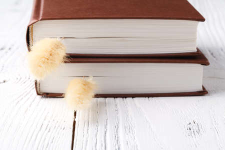 Dry herb on the books