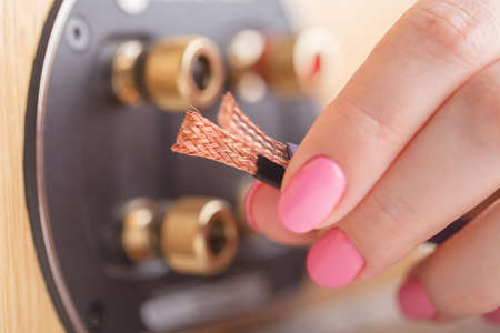 Cable for Digital Stereo Hi-Fi Systemの写真素材