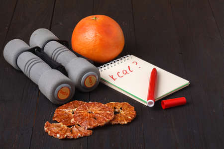 Grapefruit chips. Natural organic vegetarian food. Healthy snackの写真素材